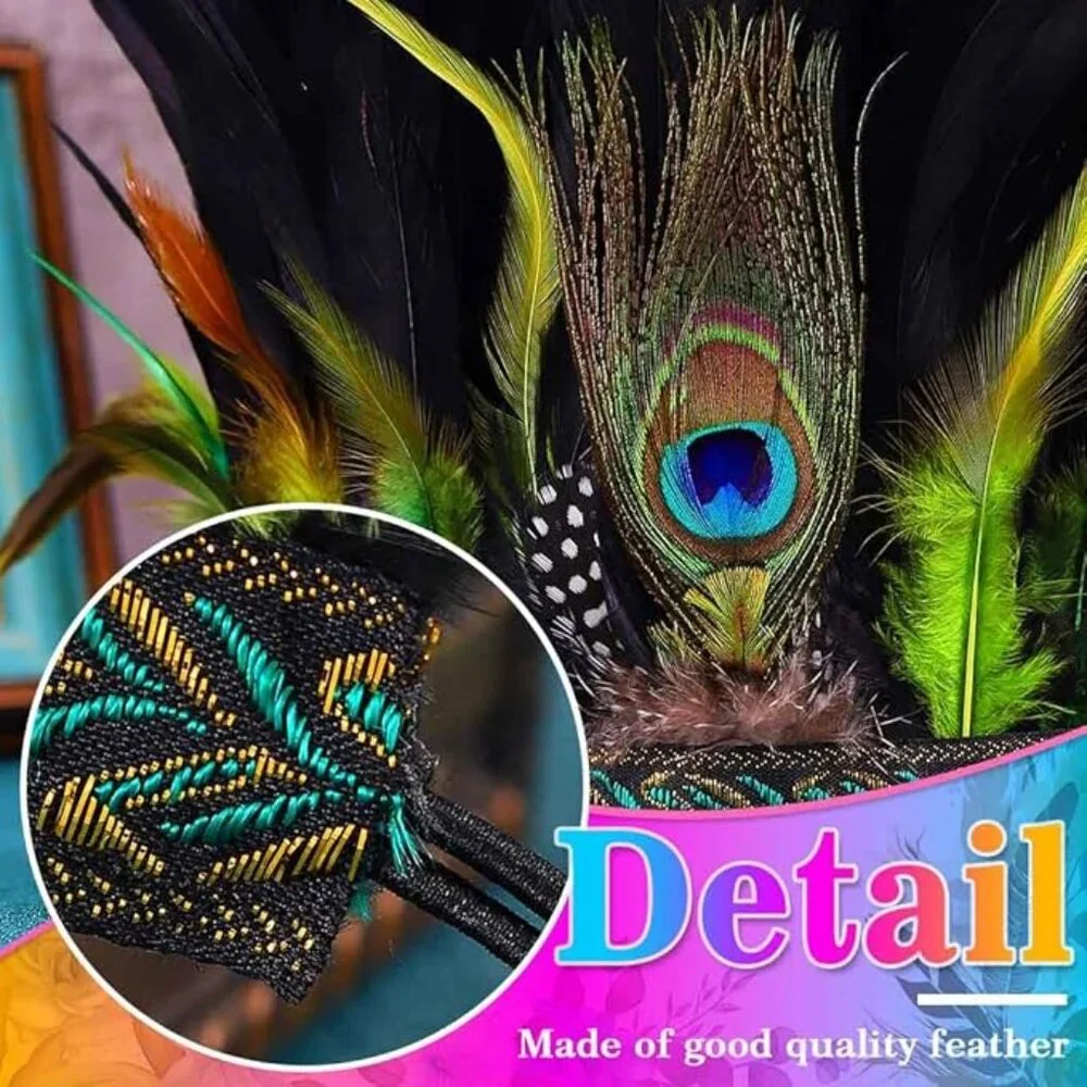 Peacock Feather Headband